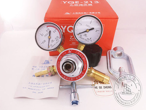 上海牌YQE-213上海減壓器廠乙炔減壓器調壓器穩壓器壓力表非標訂 